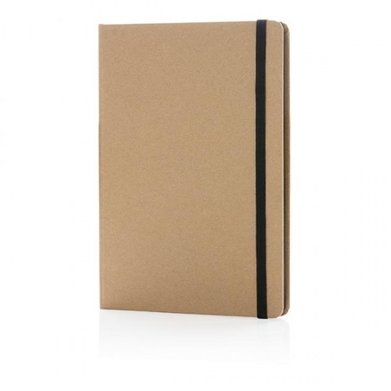 Eco-friendly A5 kraft notebook, black