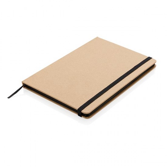 Eco-friendly A5 kraft notebook, black Eco-friendly A5 kraft notebook, black