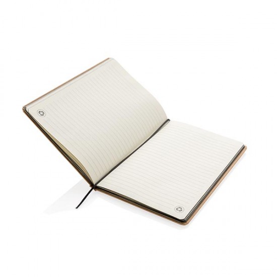 Eco-friendly A5 kraft notebook, black