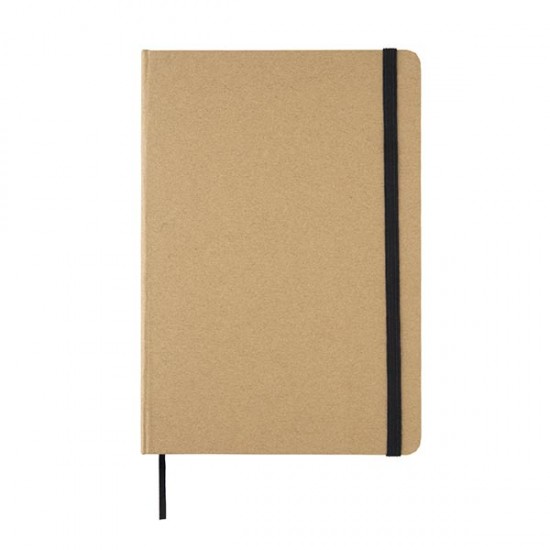 Eco-friendly A5 kraft notebook, black Eco-friendly A5 kraft notebook, black