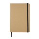 Eco-friendly A5 kraft notebook, black Eco-friendly A5 kraft notebook, black