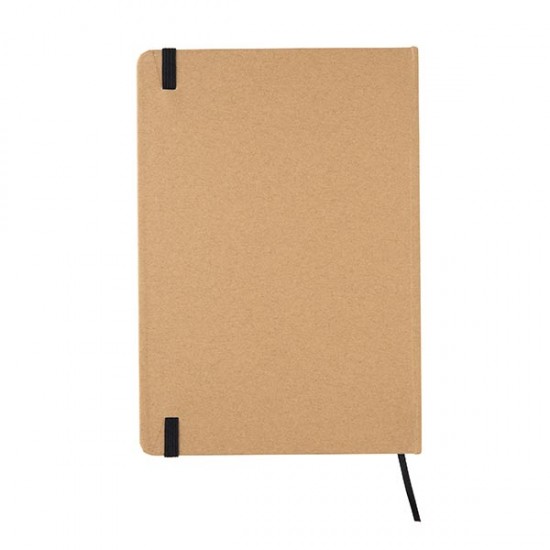 Eco-friendly A5 kraft notebook, black Eco-friendly A5 kraft notebook, black