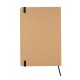 Eco-friendly A5 kraft notebook, black Eco-friendly A5 kraft notebook, black