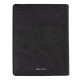 Air 5W RPET wireless charging notebook cover A5, black Air 5W RPET wireless charging notebook cover A5, black