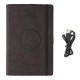 Air 5W RPET wireless charging refillable journal cover A5, b Air 5W RPET wireless charging refillable journal cover A5, b