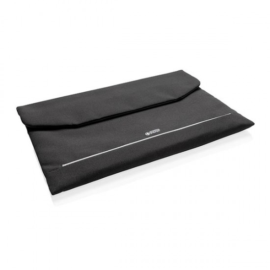 Swiss Peak RFID 15.6" laptop sleeve PVC free, black