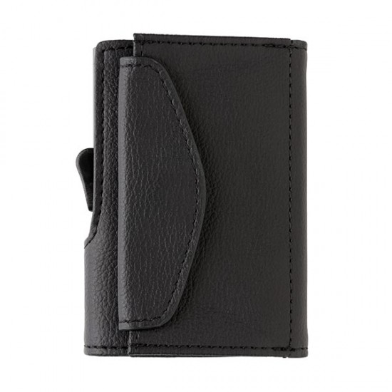 C-Secure RFID cardholder & coin/key wallet, black