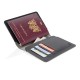 Quebec RFID safe passport holder, black