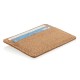 ECO cork secure RFID slim wallet, brown