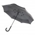 Auto Close Reversible umbrella 23”, grey