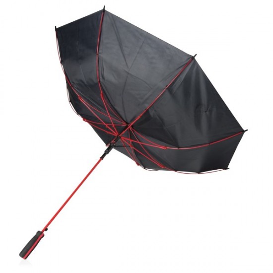 Coloured 23” fibreglass umbrella, red