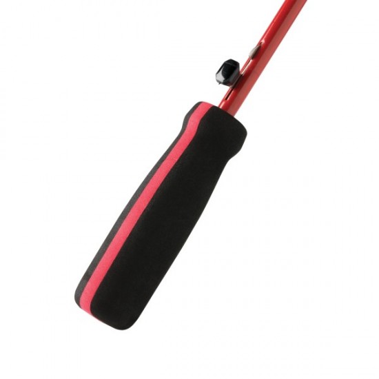 Coloured 23” fibreglass umbrella, red