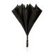 Swiss Peak 23" auto open reversible umbrella, black