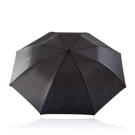 Deluxe 20” foldable umbrella, black