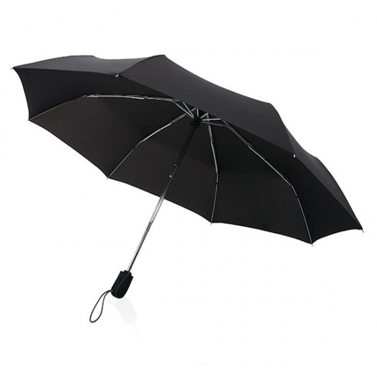 Swiss peak Traveller 21” automatic umbrella, black